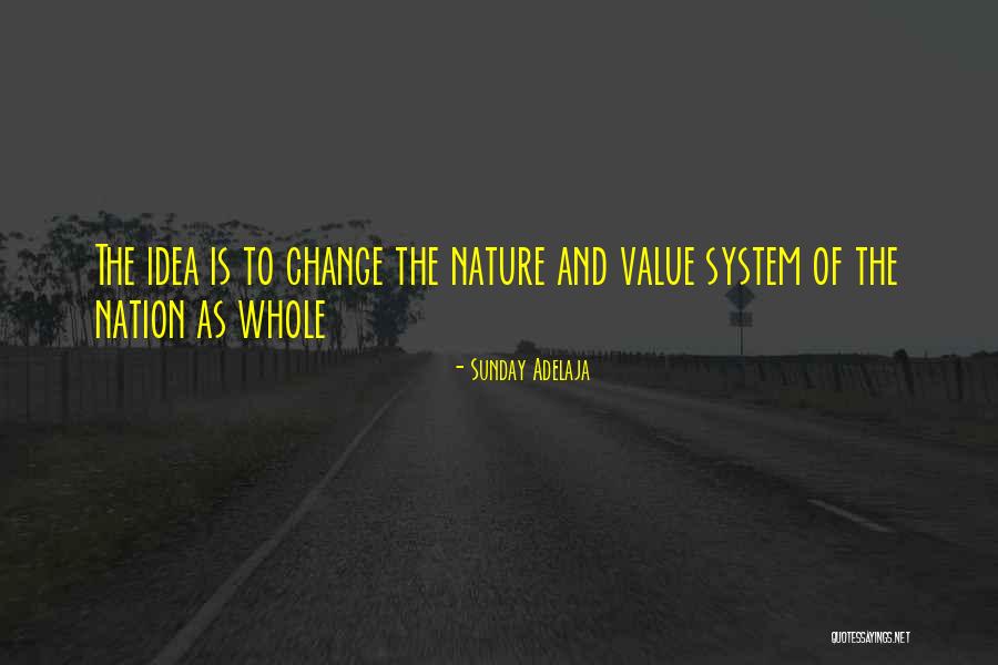 Employment Change Quotes By Sunday Adelaja