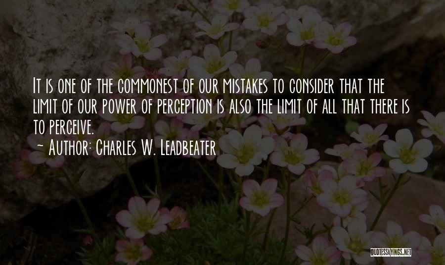 Empowering Female Quotes By Charles W. Leadbeater