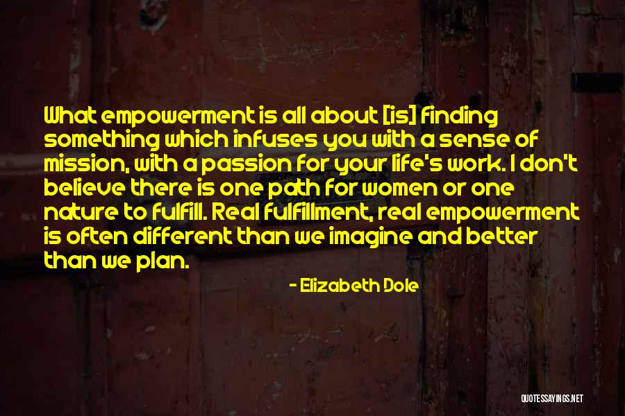 Empowerment At Work Quotes By Elizabeth Dole