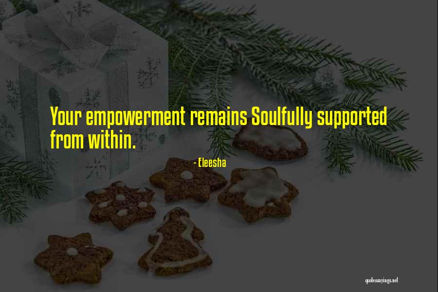 Empowerment For Women Quotes By Eleesha