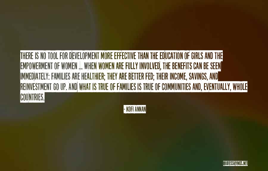 Empowerment For Women Quotes By Kofi Annan
