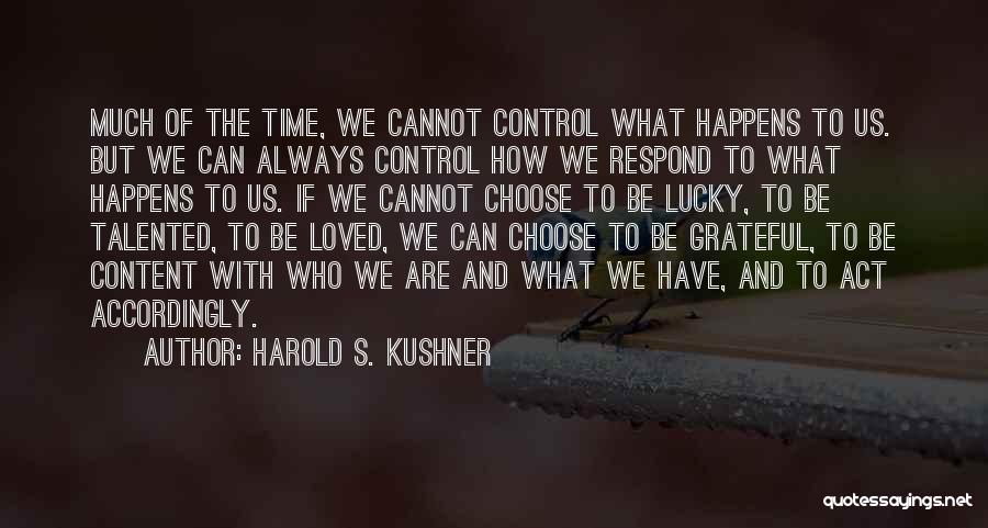 Empson Imports Quotes By Harold S. Kushner