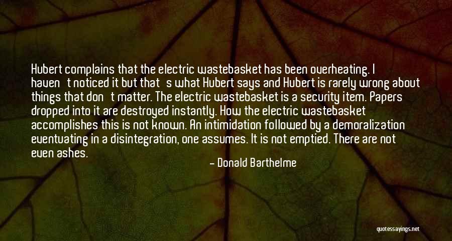 Emptied Quotes By Donald Barthelme Emptied Quotes By Donald Barthelme