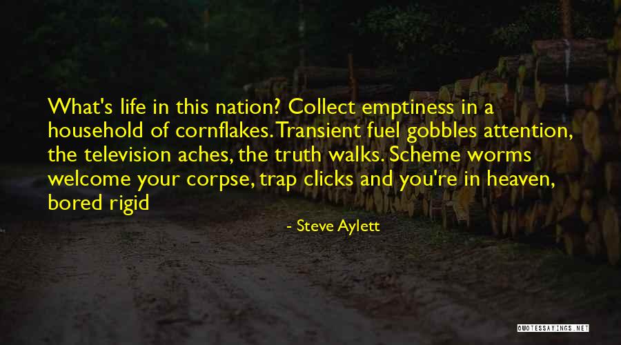 Emptiness Of Life Quotes By Steve Aylett Emptiness Of Life Quotes By Steve Aylett