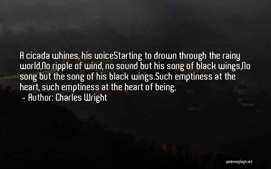 Emptiness Of The Heart Quotes By Charles Wright