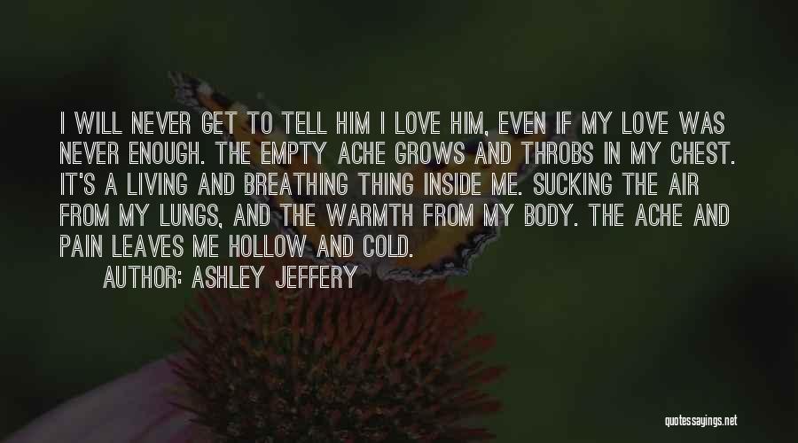 Empty And Hollow Quotes By Ashley Jeffery