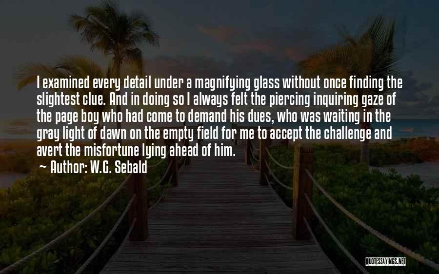 Empty Glass Quotes By W.G. Sebald