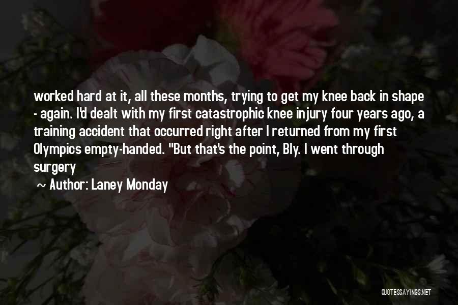 Empty Handed Quotes By Laney Monday
