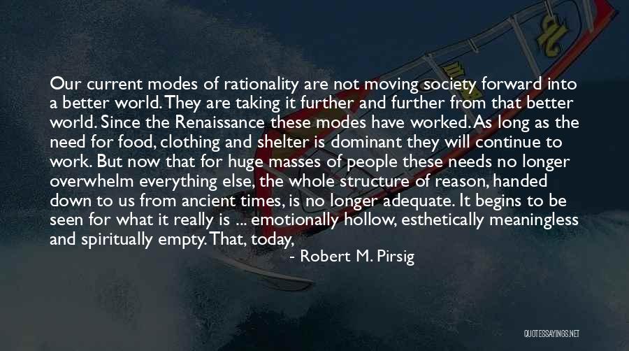 Empty Handed Quotes By Robert M. Pirsig