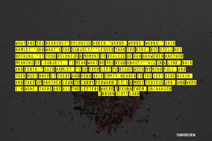 Empty Head Quotes By Orson Scott Card Empty Head Quotes By Orson Scott Card
