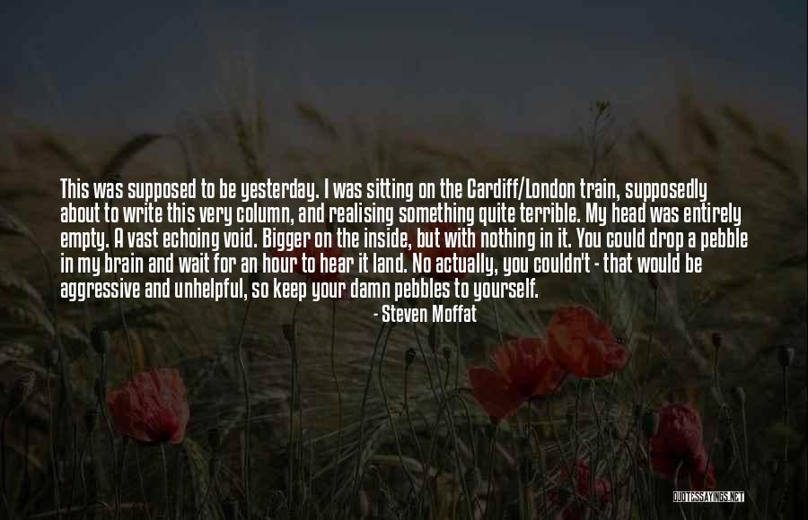 Empty On The Inside Quotes By Steven Moffat