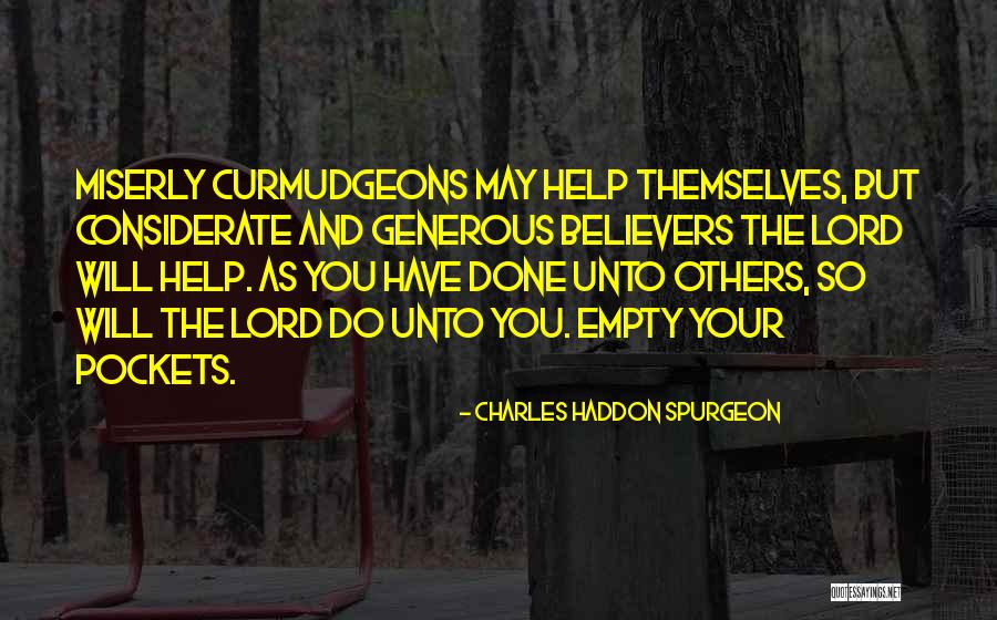 Empty Pockets Quotes By Charles Haddon Spurgeon