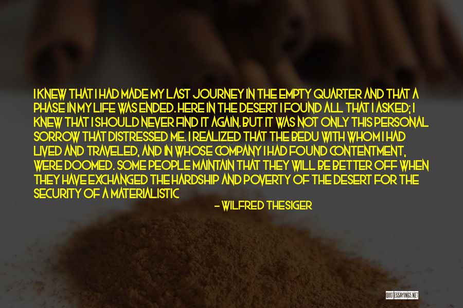 Empty Quarter Quotes By Wilfred Thesiger