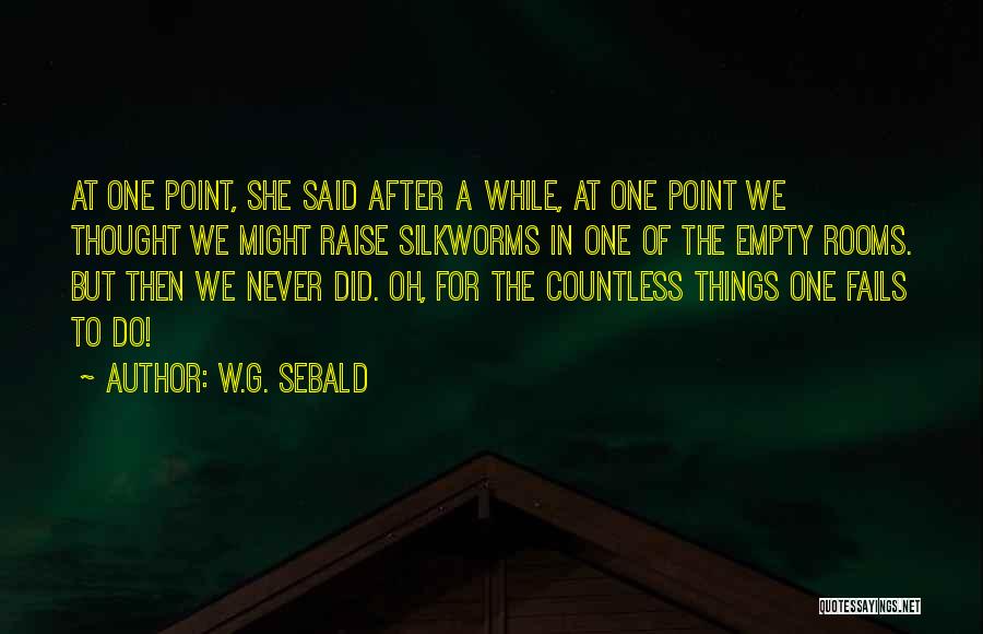 Empty Rooms Quotes By W.G. Sebald