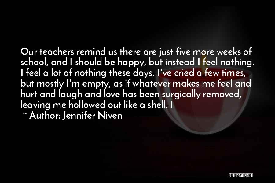 Empty Shell Quotes By Jennifer Niven