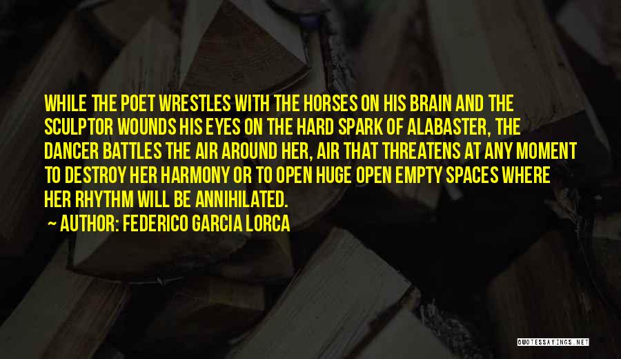 Empty Spaces Quotes By Federico Garcia Lorca