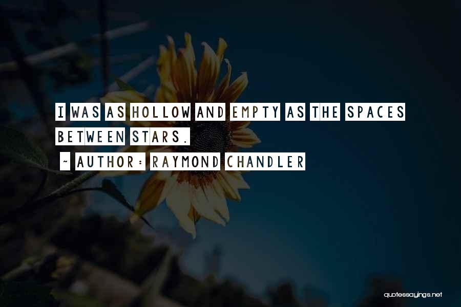 Empty Spaces Quotes By Raymond Chandler