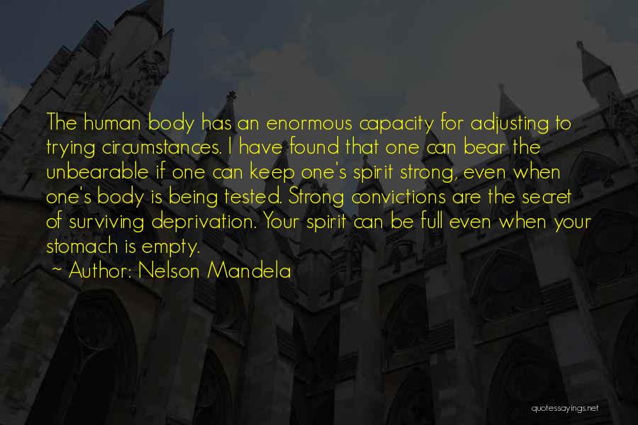Empty Stomach Quotes By Nelson Mandela