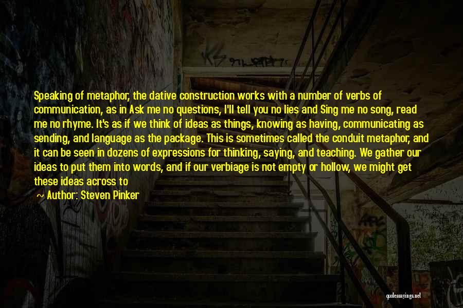 Empty Words Quotes By Steven Pinker