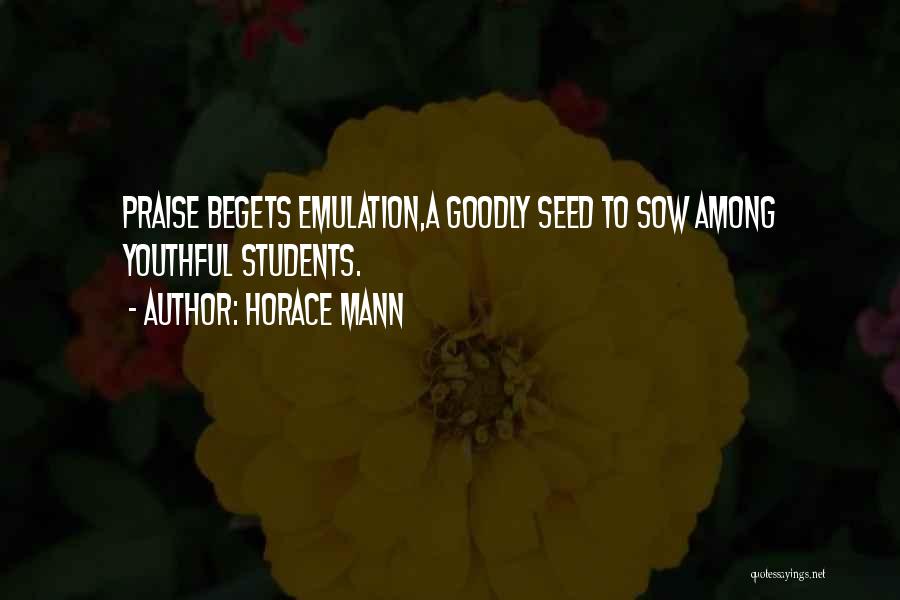 Emulation Quotes By Horace Mann