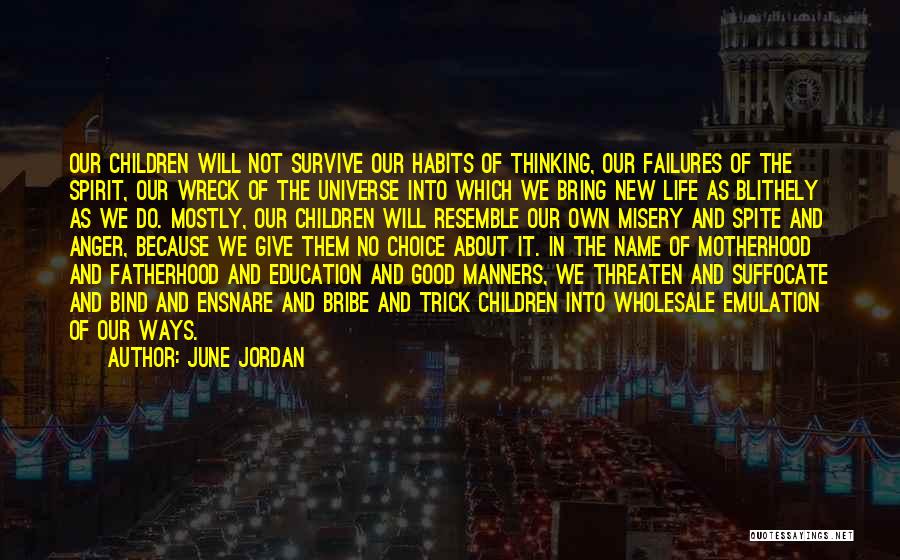 Emulation Quotes By June Jordan