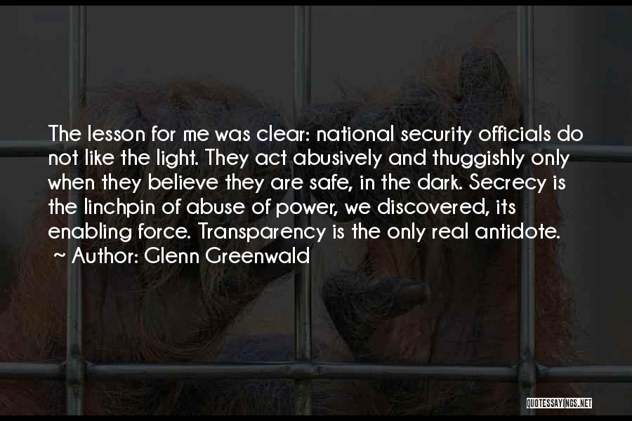 Enabling Quotes By Glenn Greenwald