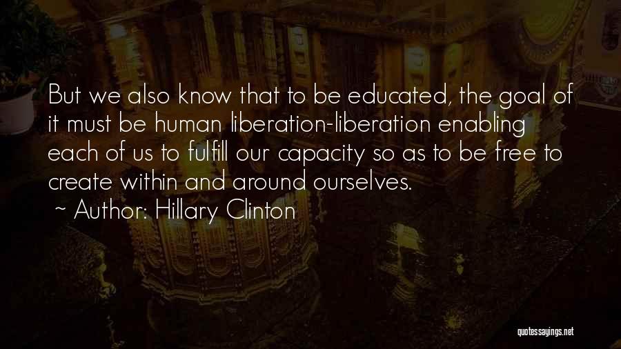 Enabling Yourself Quotes By Hillary Clinton