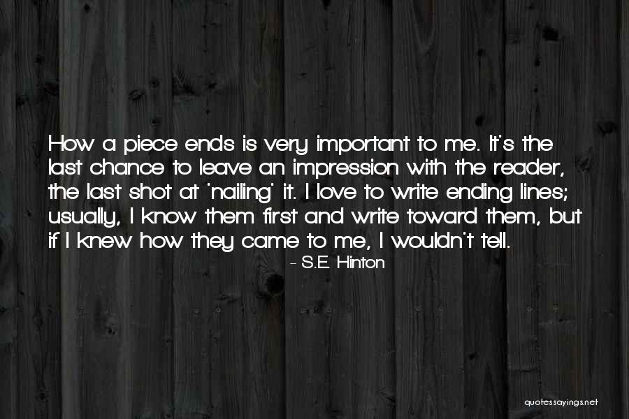 Enanismo Diastrofico Quotes By S.E. Hinton Enanismo Diastrofico Quotes By S.E. Hinton