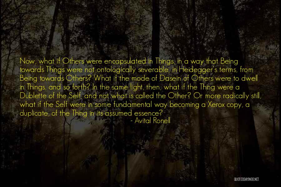 Encapsulated Quotes By Avital Ronell Encapsulated Quotes By Avital Ronell