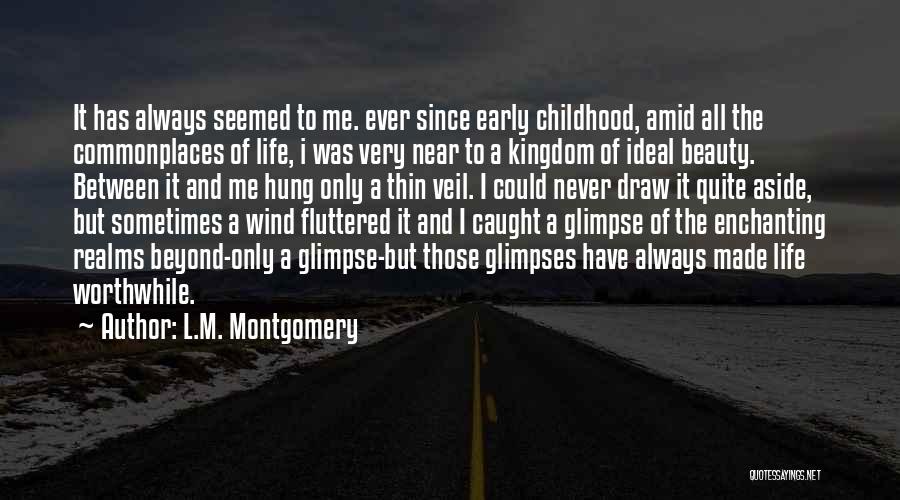 Enchanting Beauty Quotes By L.M. Montgomery