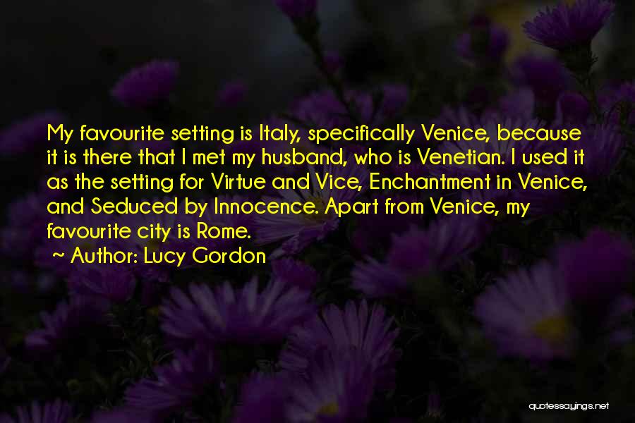 Enchantment Quotes By Lucy Gordon