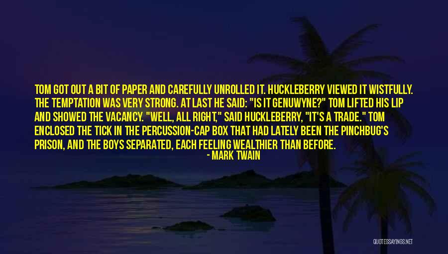 Enclosed Quotes By Mark Twain