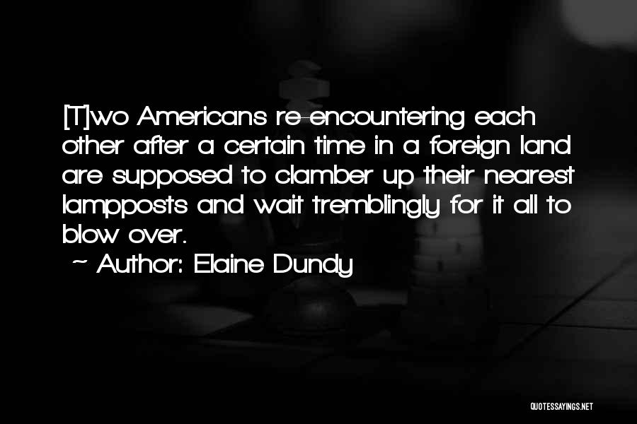 Encountering Quotes By Elaine Dundy