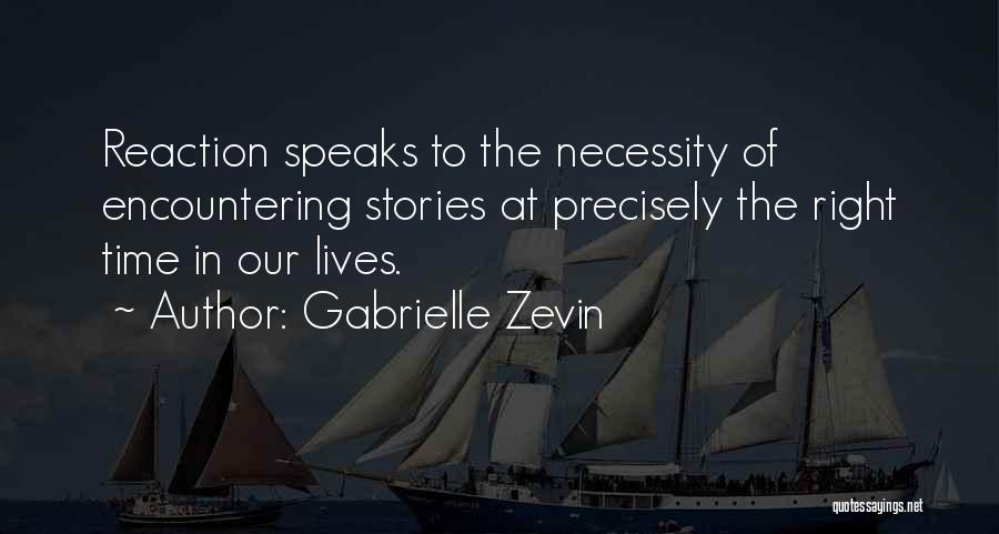 Encountering Quotes By Gabrielle Zevin