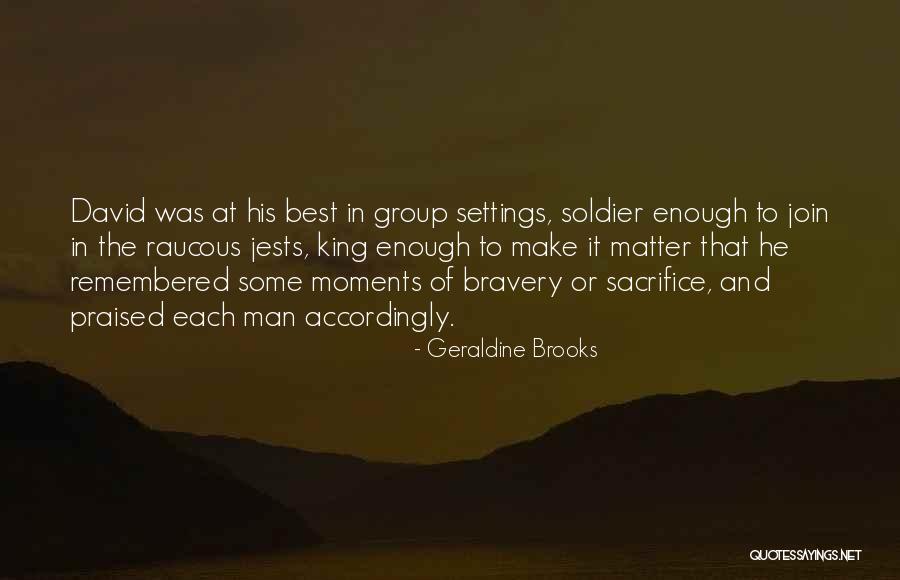 Encouragement And Leadership Quotes By Geraldine Brooks Encouragement And Leadership Quotes By Geraldine Brooks
