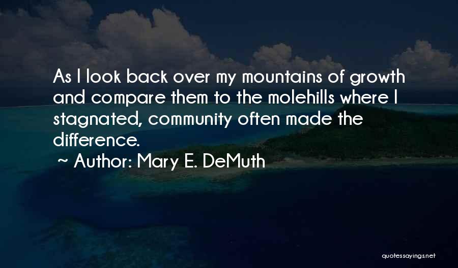 Encouragement And Support Quotes By Mary E. DeMuth