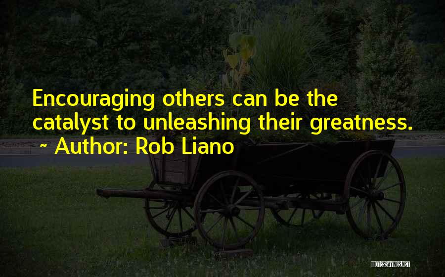 Encouragement To Others Quotes By Rob Liano