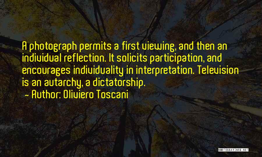 Encourages Quotes By Oliviero Toscani