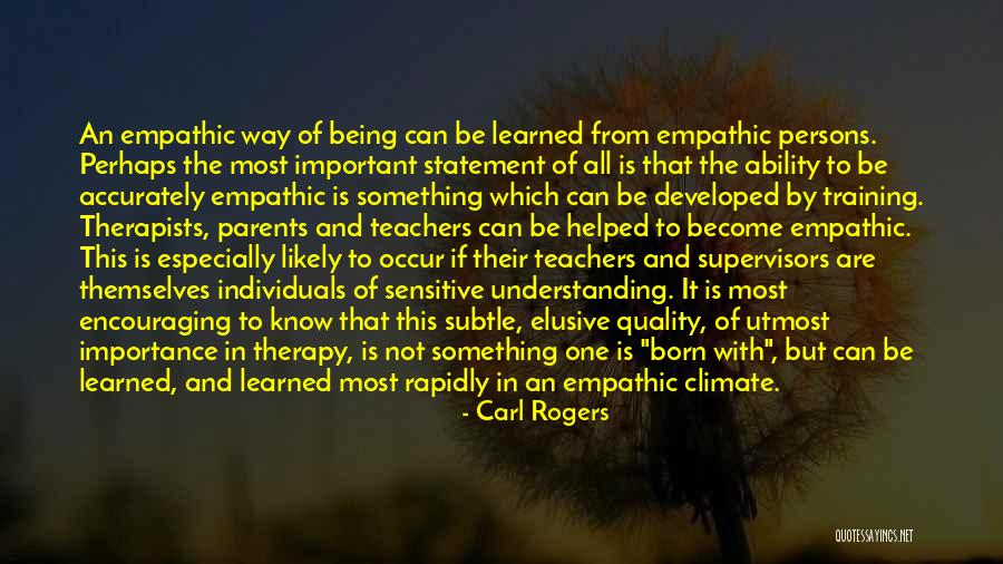 Encouraging Parents Quotes By Carl Rogers