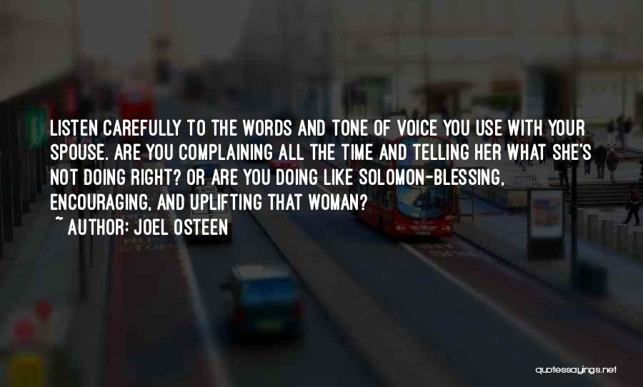 Encouraging Words Quotes By Joel Osteen