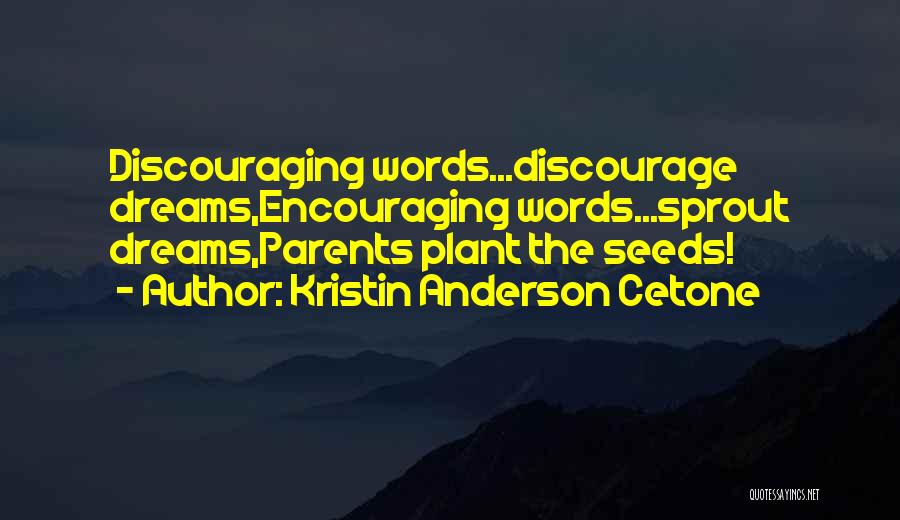 Encouraging Words Quotes By Kristin Anderson Cetone