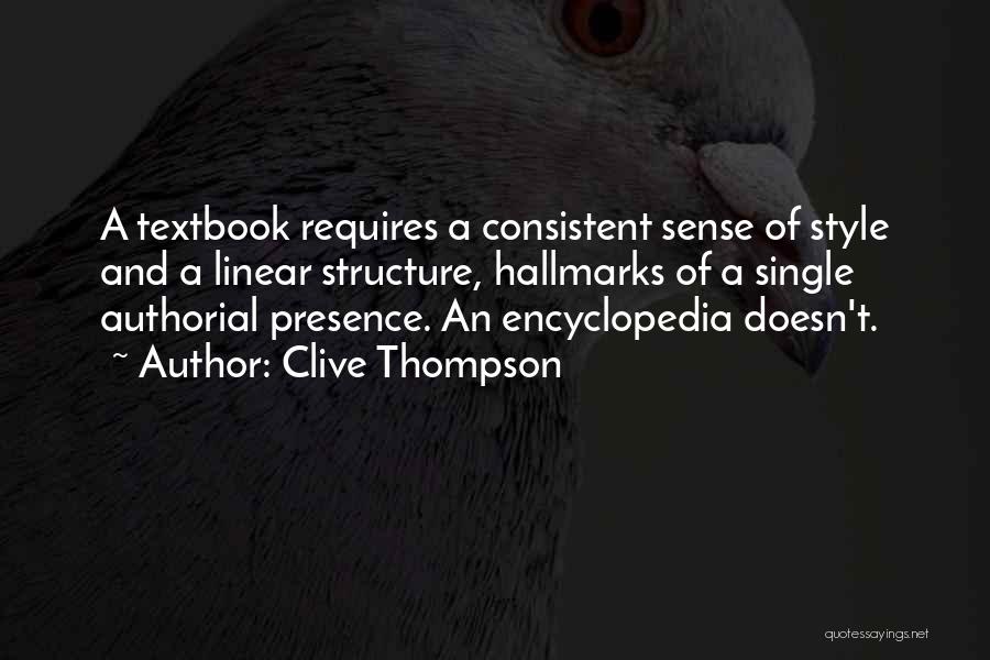 Encyclopedia Quotes By Clive Thompson