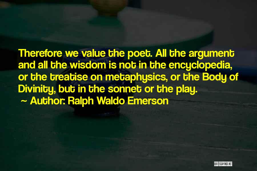 Encyclopedia Quotes By Ralph Waldo Emerson