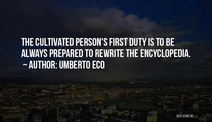 Encyclopedia Quotes By Umberto Eco