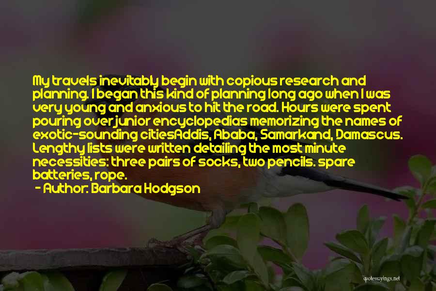 Encyclopedias Quotes By Barbara Hodgson
