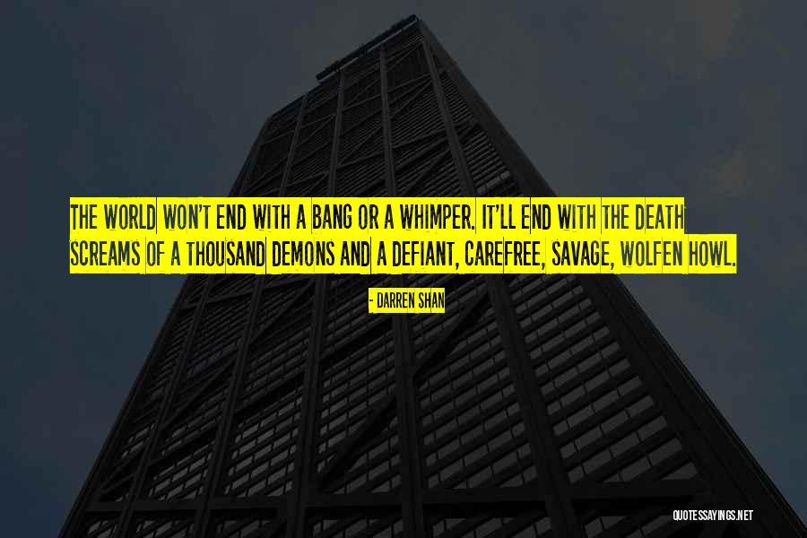 End Death Quotes By Darren Shan End Death Quotes By Darren Shan