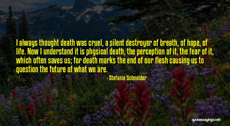 End Death Quotes By Stefanie Schneider End Death Quotes By Stefanie Schneider