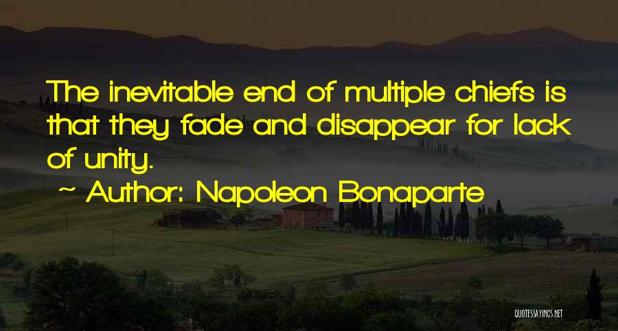 End Is Inevitable Quotes By Napoleon Bonaparte