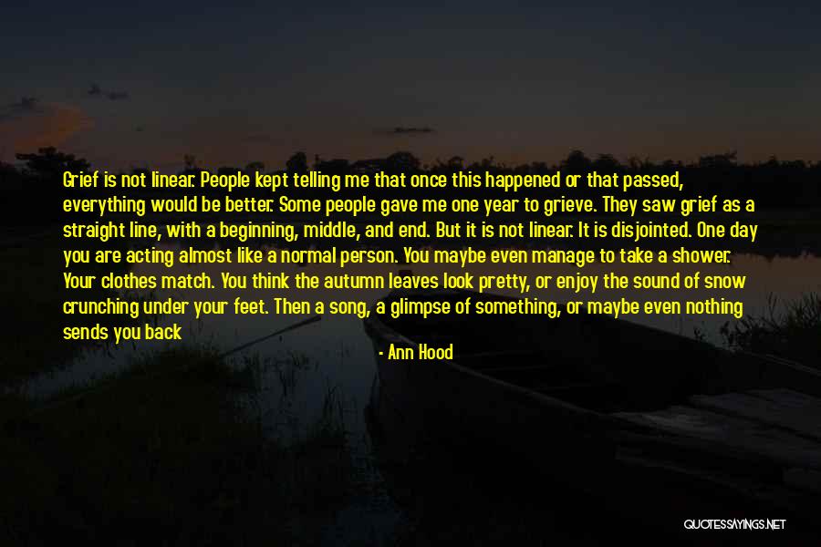 End Of A Bad Day Quotes By Ann Hood End Of A Bad Day Quotes By Ann Hood