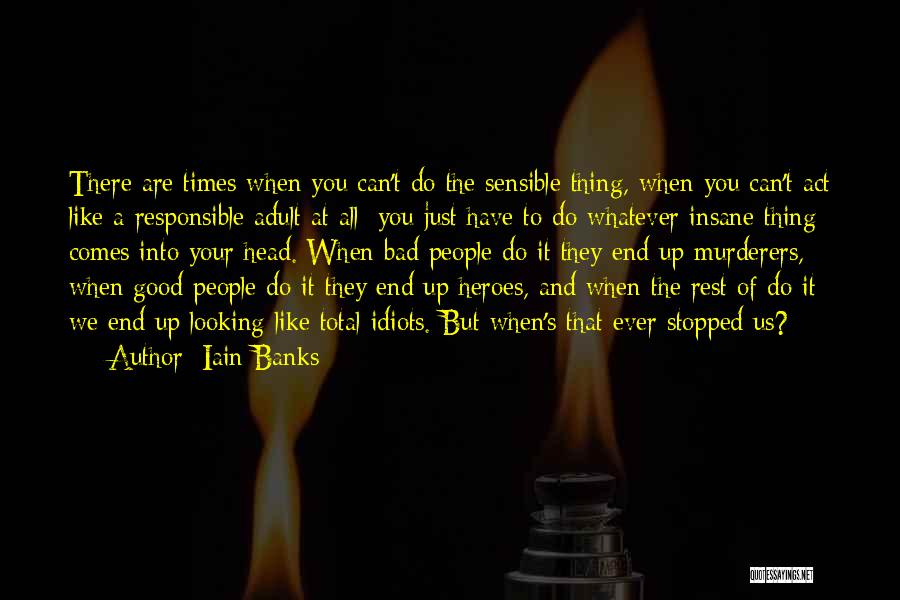 End Of Bad Times Quotes By Iain Banks